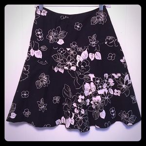 Black and white Skirt